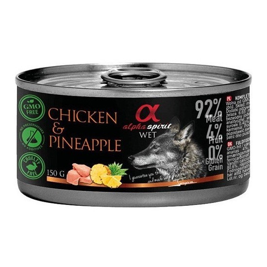 Alpha Spirit As lata pollo piña 6x400g