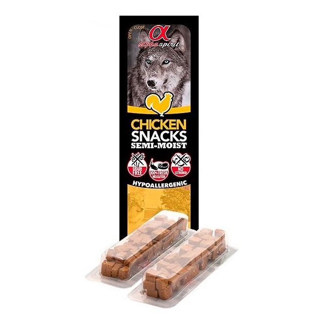 Alpha Spirit As snack tacos perro pollo 16x35g