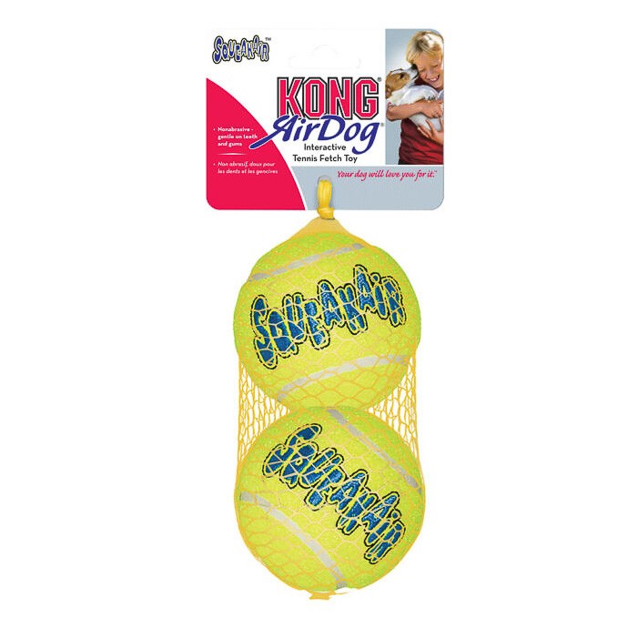 Kong squeaker tennis balls (2 pack) larg