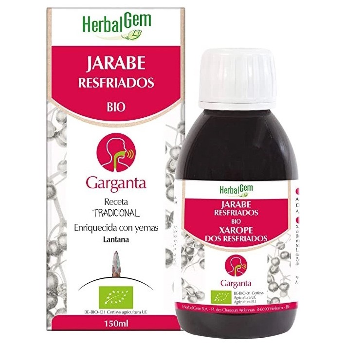 Herbalgem jarabe calmante para la garganta 150 ml