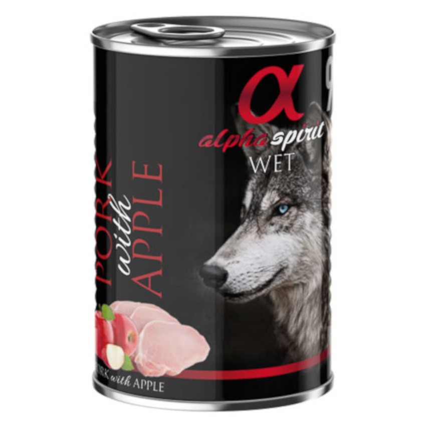 Alpha Spirit As lata cerdo manzana 6x400 g