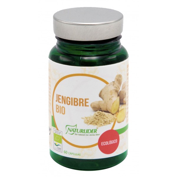 Naturlider Jengibre Bio 60 cápsulas para favorecer una buena digestión