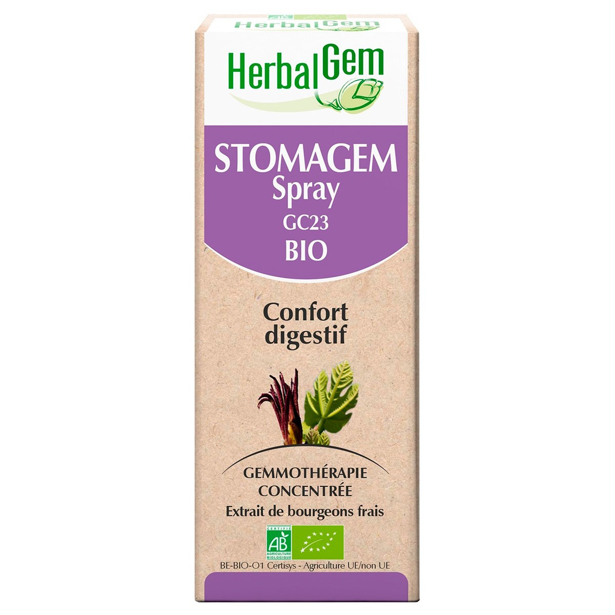 Herbalgem Stomagem complejo natural para mejorar la digestión en spray 15ml