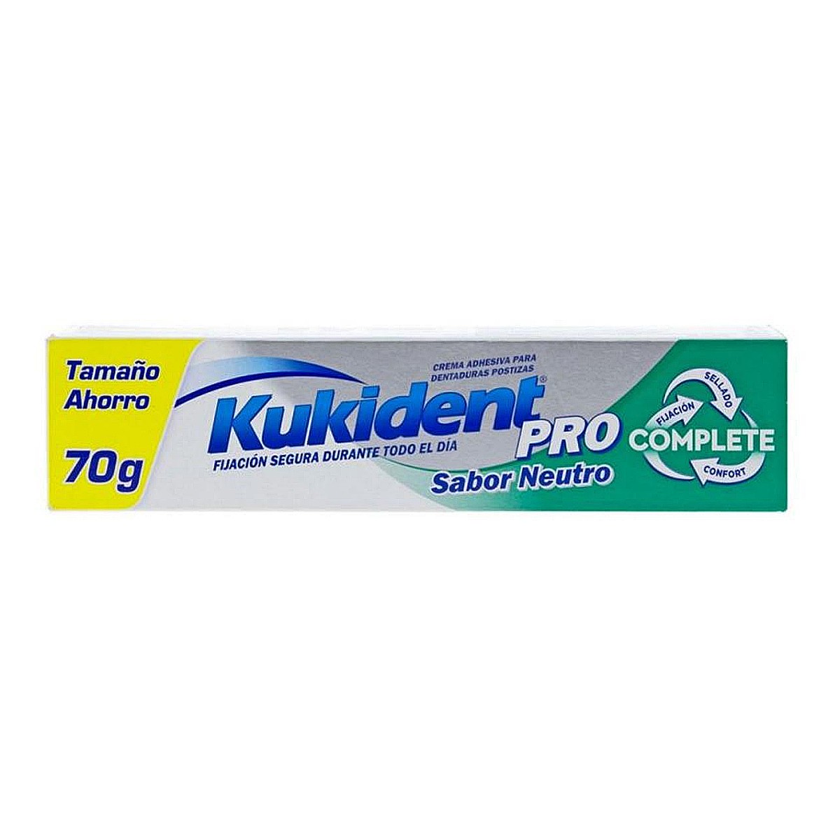 Kukident Pro Complete crema adhesiva prótesis neutro 70g