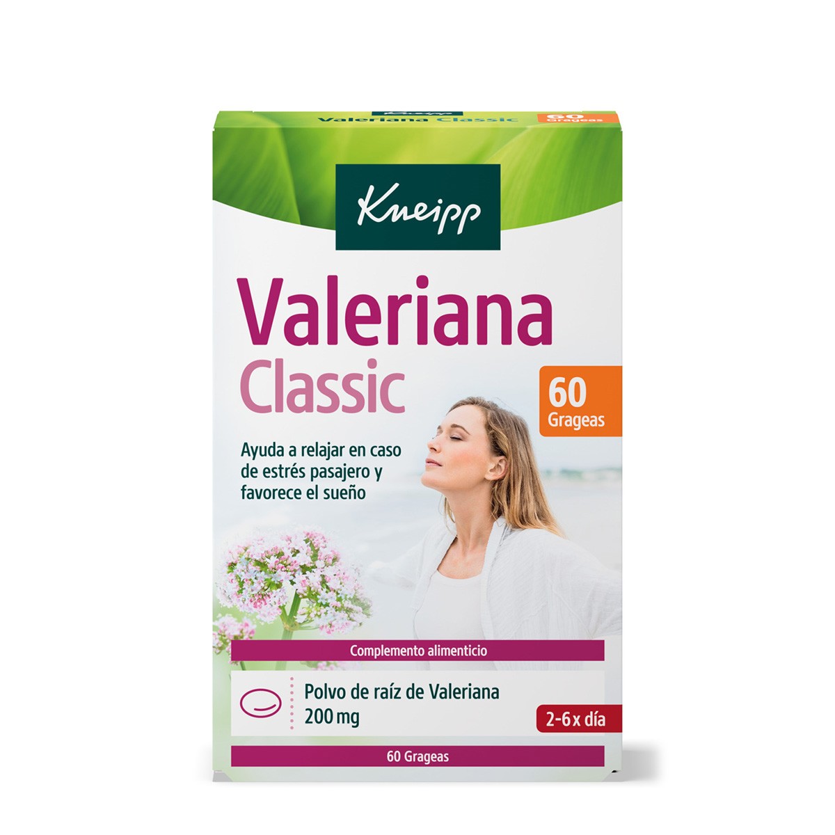 Kneipp Valeriana Classic 200mg 60 grageas