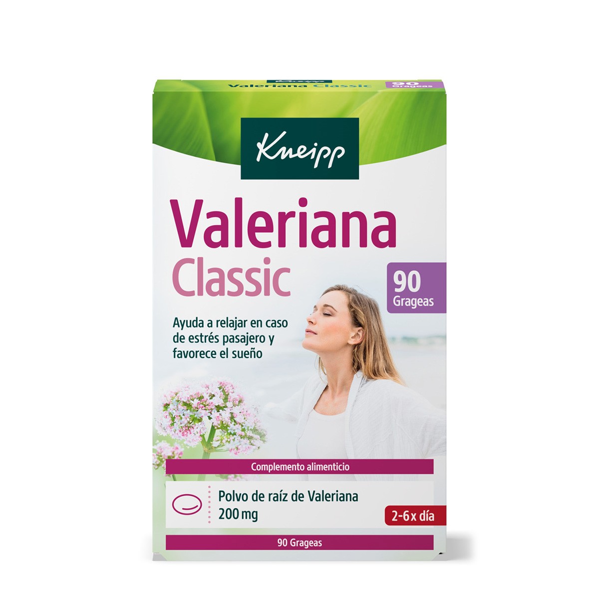 Kneipp Valeriana Classic 200mg 90 grageas