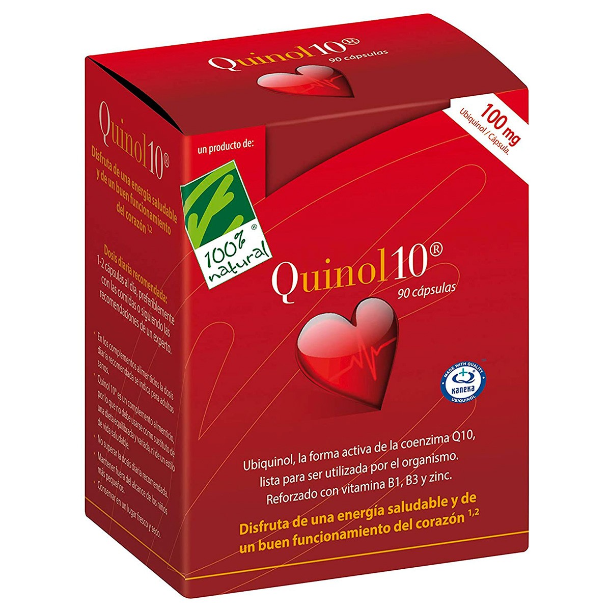 Cien por Cien Quinol-10 90 cápsulas 50mg