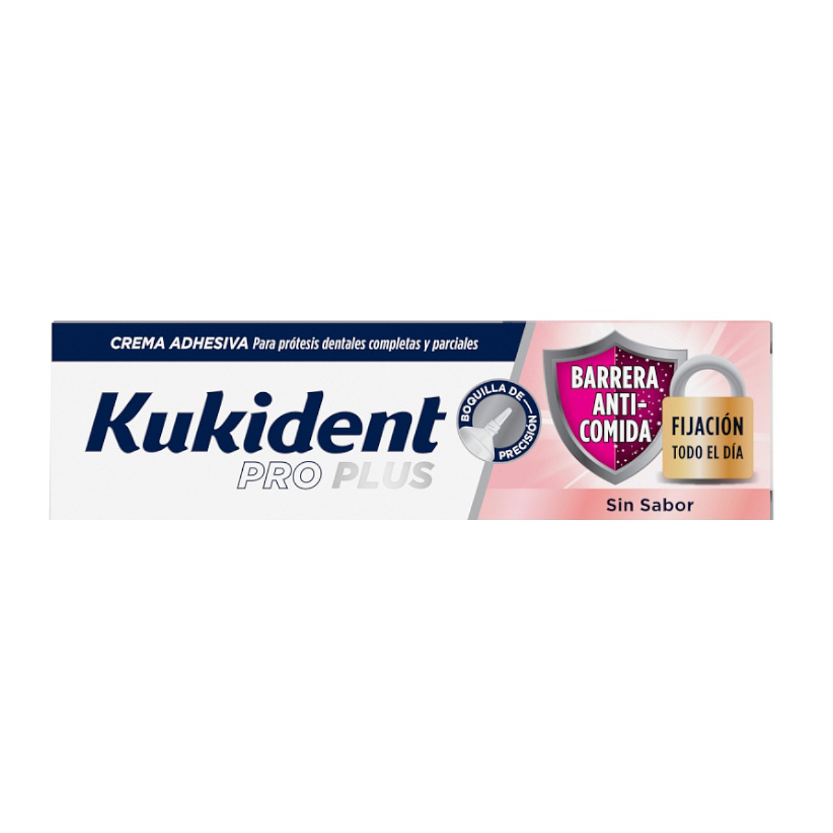 Kukident Pro Plus crema adhesiva prótesis sin sabor 57g