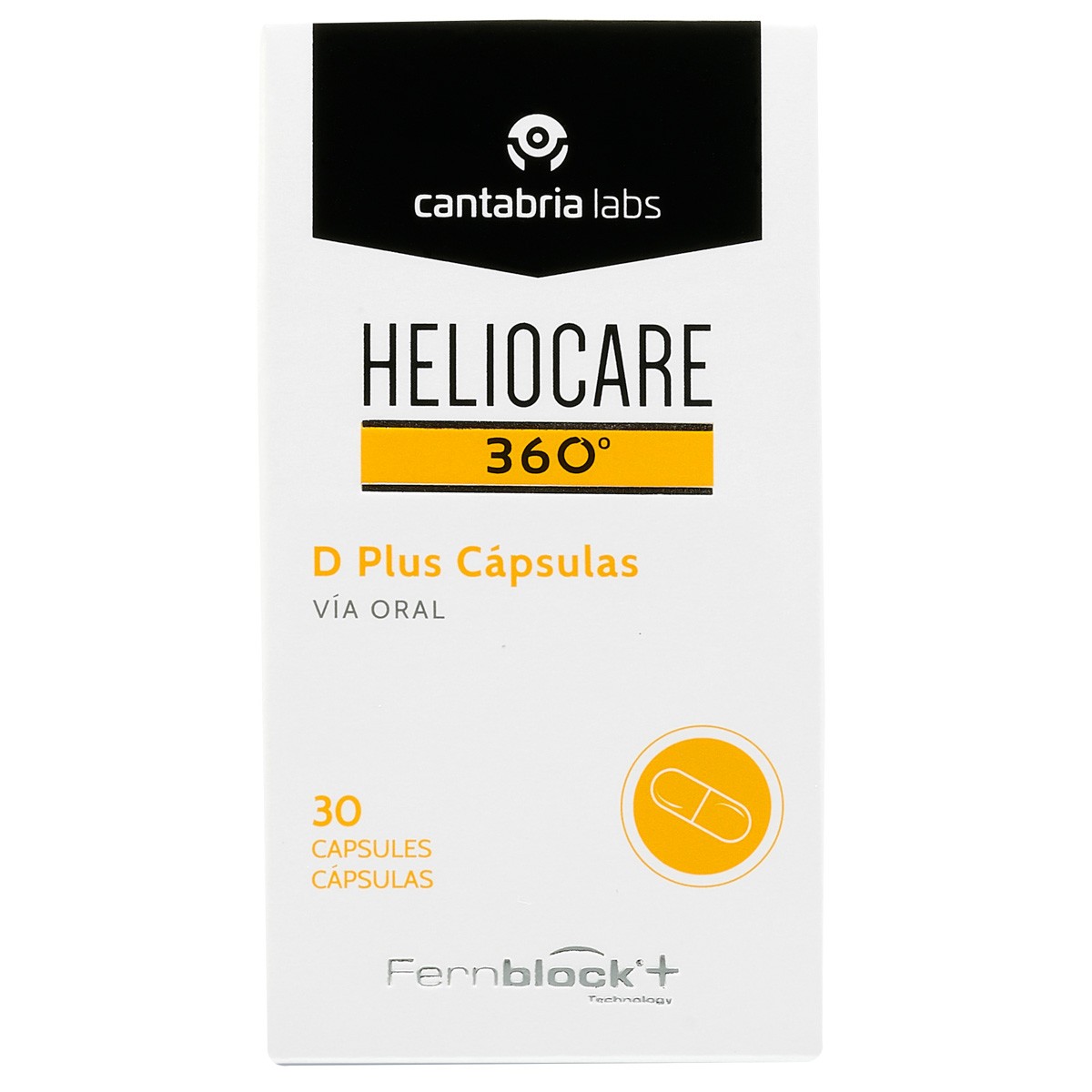 Heliocare 360º d plus 30 cápsulas