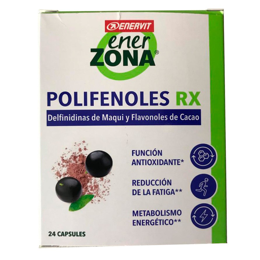 Enervit Enerzona Polifenoles RX suplemento antioxidante en cápsulas