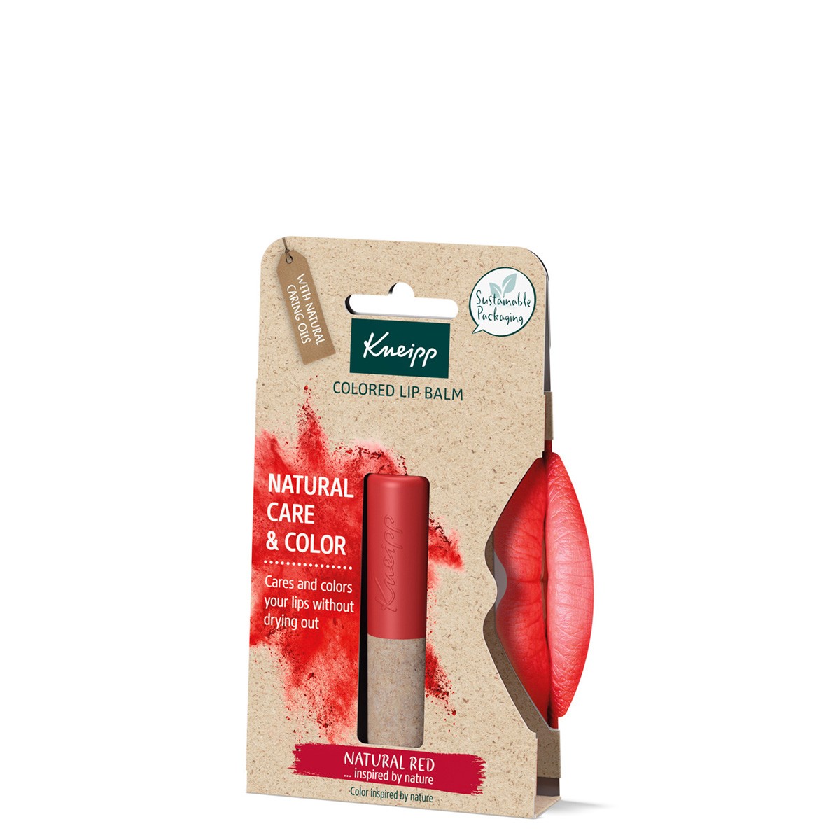 Kneipp lip care natural red