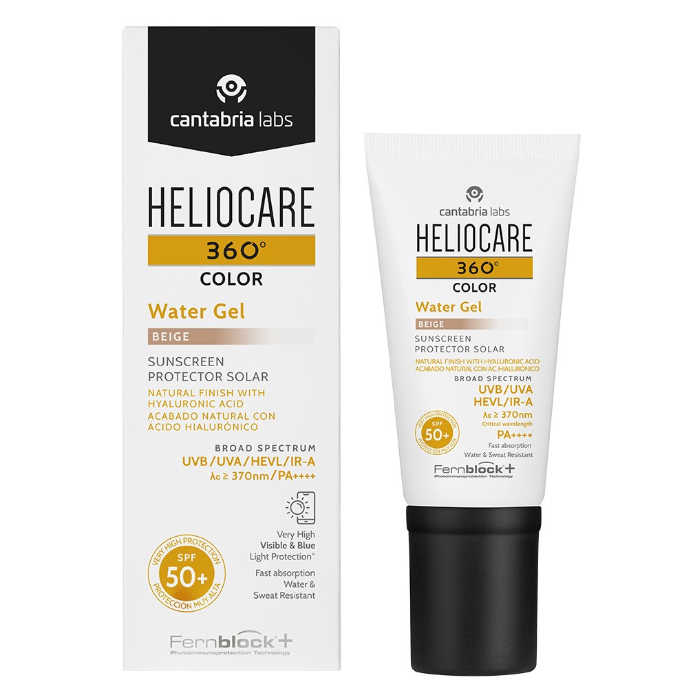 Heliocare 360º water gel color beige 50ml