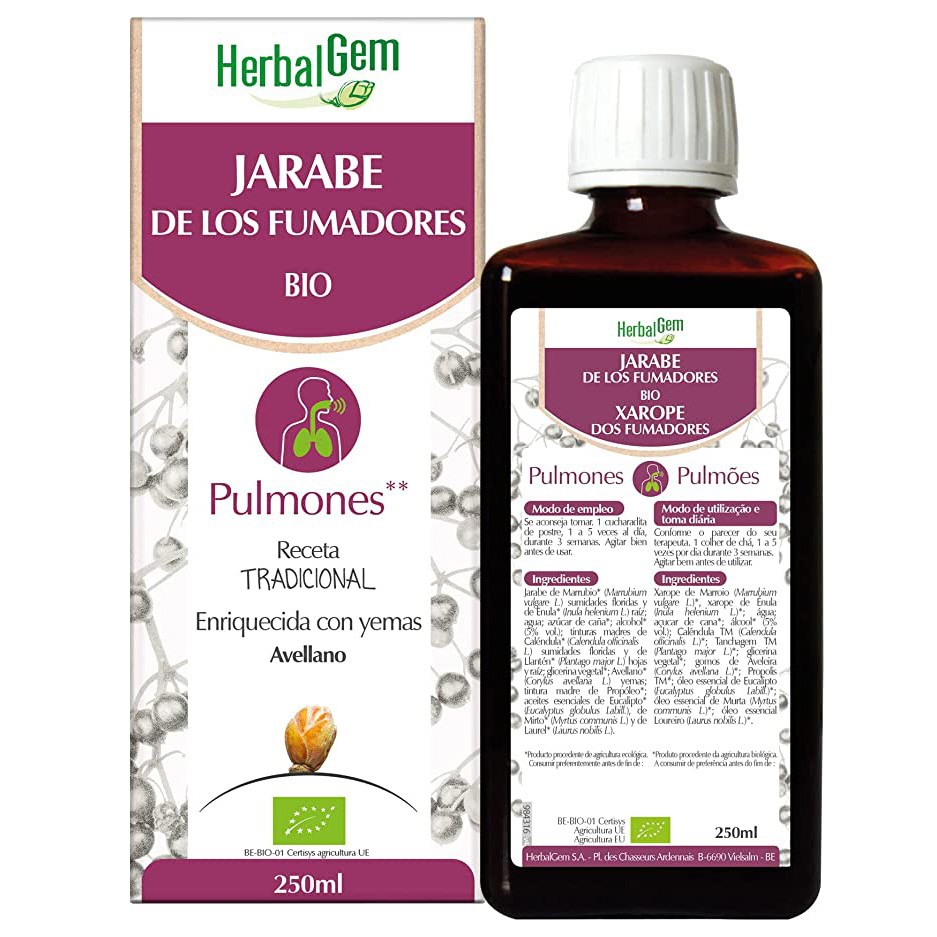 Herbalgem jarabe de fumadores bio 250ml