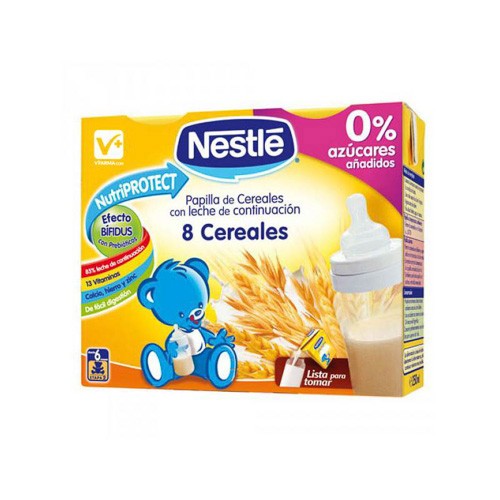 Nestlé Papilla líquida 8 cereales 2x250ml