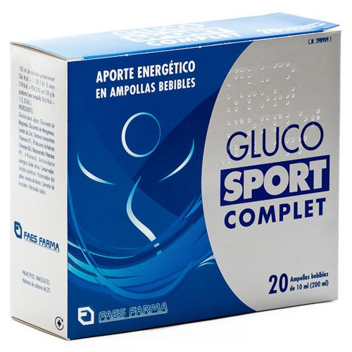 GLUCOSPORT COMPLET 20 AMPOLLAS BEBIBLES